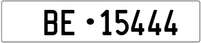 Truck License Plate